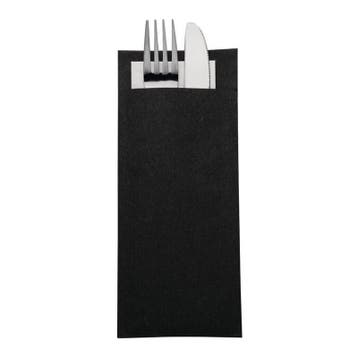 Bestekzakje | Incl. Servet | Papier | 500 Stuks | 195x57mm, Verzenden, Nieuw in verpakking