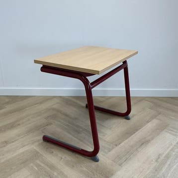 Eromes schooltafel (rode stip) | nieuwblad beuken blad, Huis en Inrichting, Tafelonderdelen, Gebruikt