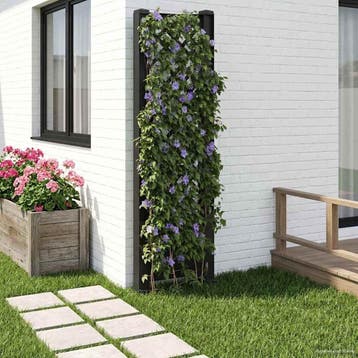 vidaXL Trellis met Spike PP Antracietkleurig, Verzenden, Nieuw