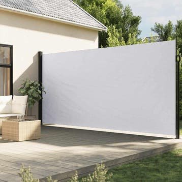 vidaXL Windscherm uittrekbaar 200x300 cm wit, Verzenden