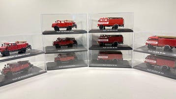 Altaya 1:72 - Modelauto (10) - Eastern Germany Fire Trucks, Nieuw