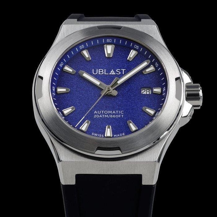 Ublast - Beyond - Automatic Swiss Made - REF.UBBEYS42BU -, Handtassen en Accessoires, Horloges | Heren