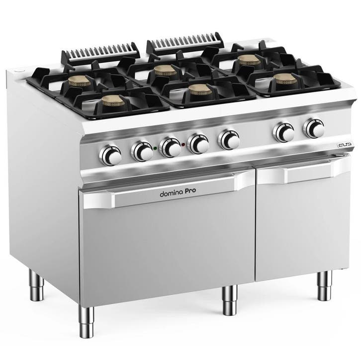 Fornuis + Oven | DOMINA PRO 700 | Gas/Elektrisch | 6, Zakelijke goederen, Horeca | Keukenapparatuur, Nieuw in verpakking, Verzenden