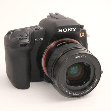 Sony, Minolta 350 + AF ZOOM 35-80mm F4-5.6 Digitale reflex, Nieuw