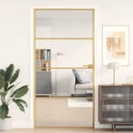 vidaXL Binnendeur smal 102,5x201,5 cm gehard glas en, Doe-het-zelf en Bouw, Deuren en Vliegenramen, Verzenden, Nieuw