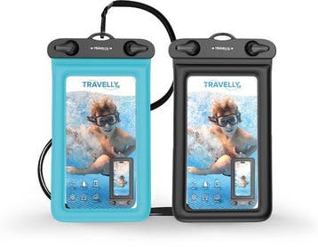 2dekans | Travelly ® Waterdicht Telefoonhoesje Set van 2 –, Fietsen en Brommers, Ophalen of Verzenden, Nieuw