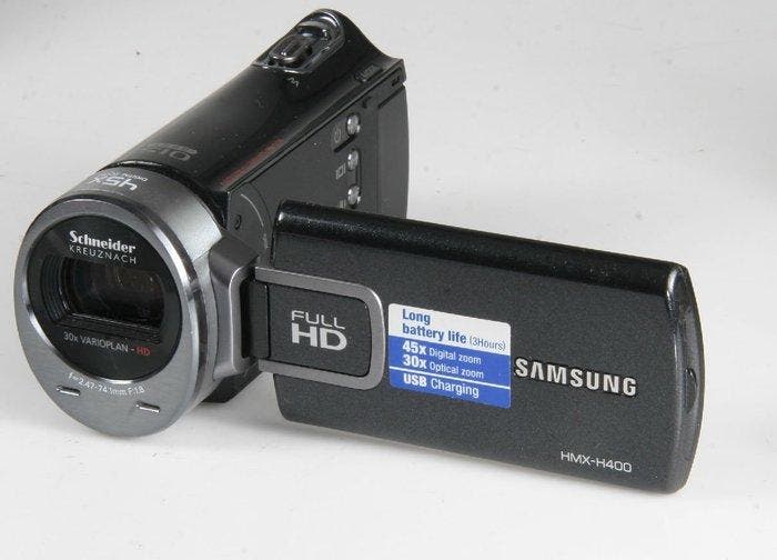 Samsung HMX-H400 Digital camcorder, Verzamelen, Foto-apparatuur en Filmapparatuur