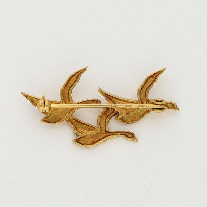 Broche - 18 carats Or jaune, Bijoux, Sacs & Beauté, Bijoux anciens