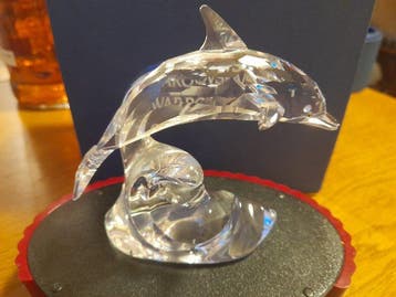 Swarovski - Beeldje - Dolphin baby - 678507 - Box +