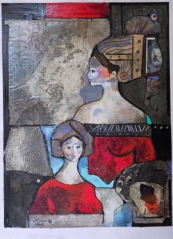 Miquel Torner de Semir (1938) - La dama del vestido rojo