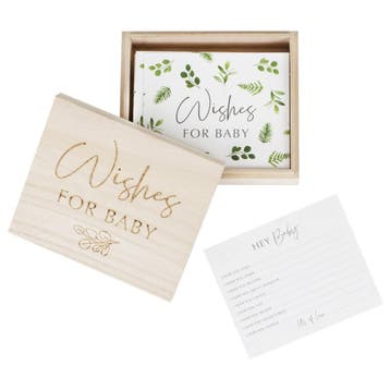 Wenskaarten Box Baby Hout, Verzenden, Nieuw