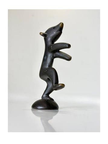 Beeldje - Walter Bosse “Black & Gold” dierenfiguren -
