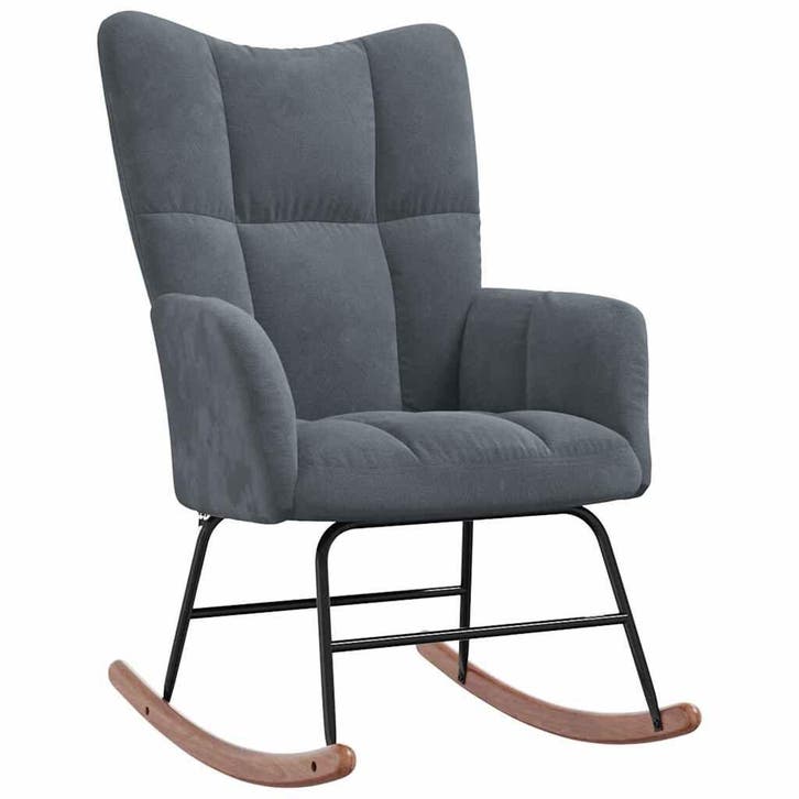 Schommelstoel fluweel -41% Retour Deal, sla nu toe!, Maison & Meubles, Fauteuils, Envoi