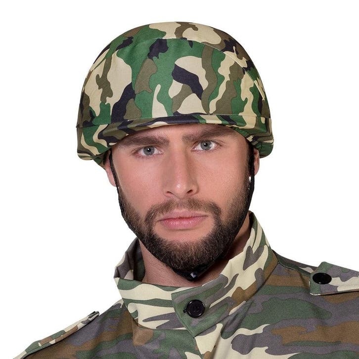 Militairen Helm Verstelbaar, Hobby en Vrije tijd, Feestartikelen, Nieuw, Verzenden