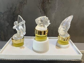 Lalique - Parfumfles - Les Mascottes - Glas en luciet, Antiek en Kunst