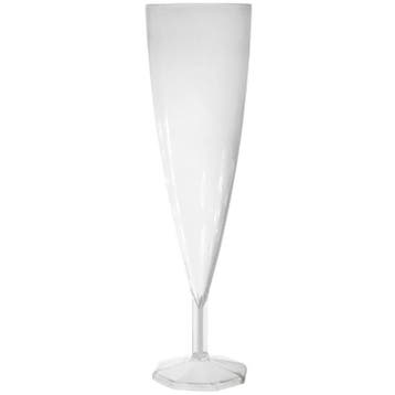 Champagneglazen | Kunststof | 13.5cl | Disposable | 150, Verzenden