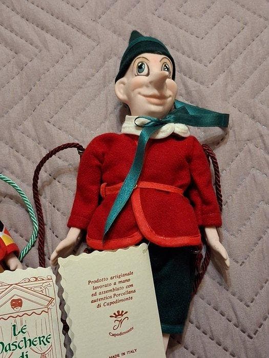Capodimonte - Poppenhuis Le Maschere di DAlena (Arlecchino, Antiek en Kunst, Antiek | Speelgoed