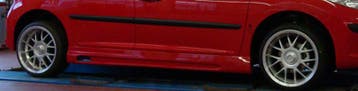 Rieger side skirt | 207: 03.07-, 04.06- - Sedan, 5-drs., 3-d, Verzenden, Nieuw, Peugeot