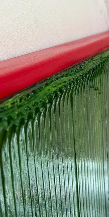 Sarah Schwarzl - Frequency GREEN ON RED (Frame included)