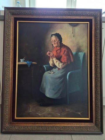 Emiel Decraene alias Naert (1908-2000) - Oudere vrouw in