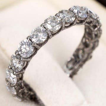Sans prix de réserve - Bague - 14 carats Or blanc - 2.75ct.