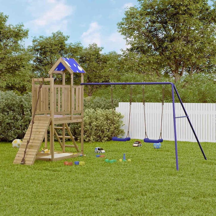 vidaXL Speelhuis geïmpregneerd grenenhout, Enfants & Bébés, Jouets | Extérieur | Aires de jeux, Envoi
