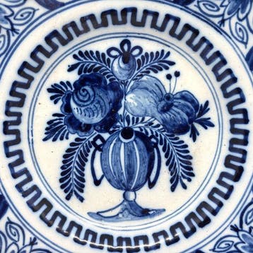 Schotel 18e eeuw - De Porceleyne Bijl ( Chinese cultuur, Antiek en Kunst