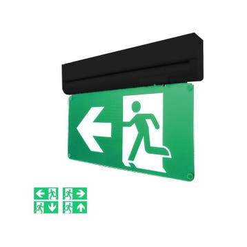 Noodverlichting - | - mira - | - zwart - | - 3.5w - | - ip2, Verzenden, Nieuw