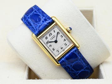 Cartier Tank Ref. 5057001 Year 1990s (Box), Ophalen of Verzenden, Polshorloge