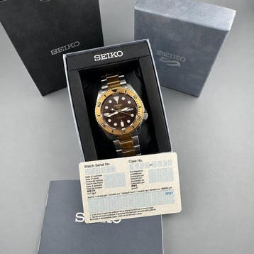 Seiko - Seiko 5 - Zonder minimumprijs - SRPK24 - Heren -