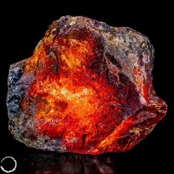 Natuurlijke sphaleriet ruwe brok – transluceerend kristal