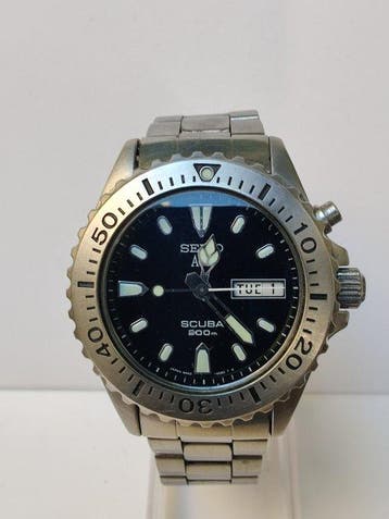 Seiko - AGS Scuba 200m - Zonder minimumprijs - 5M43-0C50 -