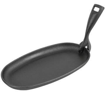 Serveerpan | Gietijzer | Div. Warmtebronnen | 240x140mm, Verzenden, Nieuw in verpakking