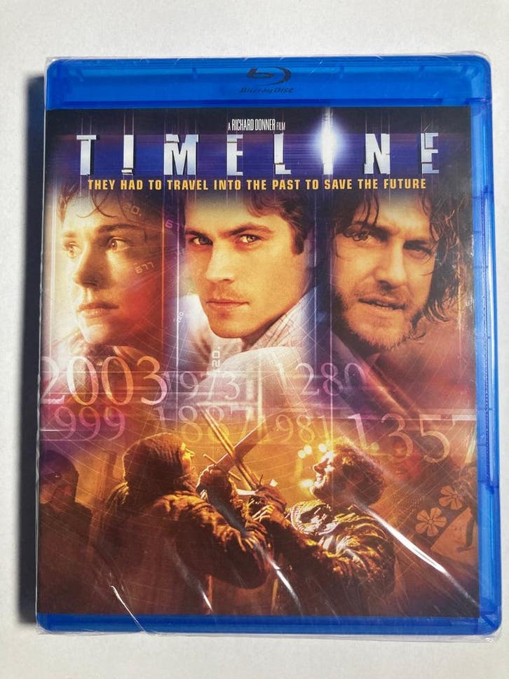 TIMELINE (IMPORT WITHOUT DUTCH SUBS) (IN SEAL) (BLURAY), Cd's en Dvd's, Blu-ray, Gebruikt