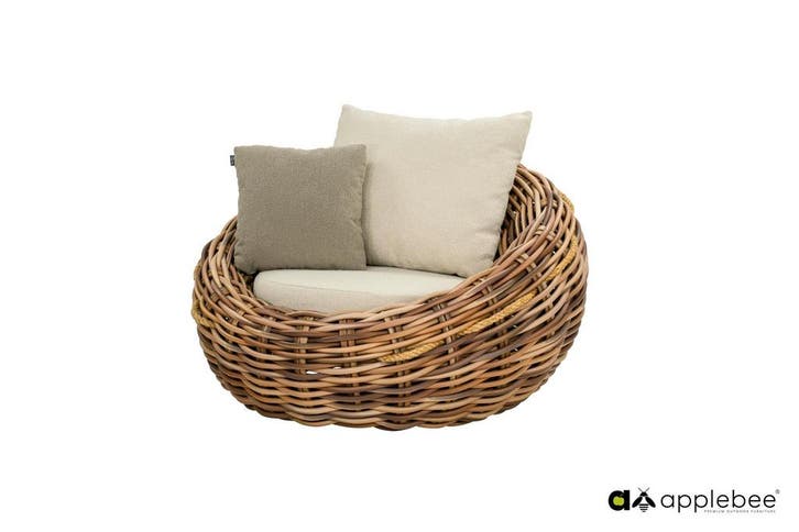 Apple Bee Cocoon loungestoel Bouclé |, Jardin & Terrasse, Ensembles de jardin
