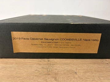 2019 Favia Coombsville Cabernet Sauvignon - Napa Valley - 3, Nieuw