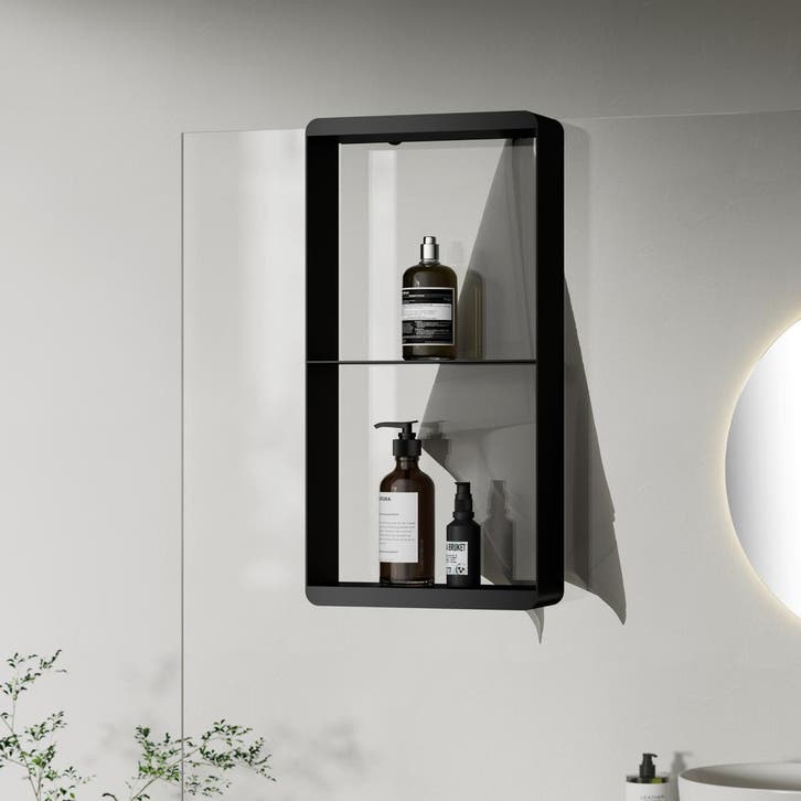 Hangend Doucherek Best Design Soap 50x25x9 cm Mat Zwart, Doe-het-zelf en Bouw, Sanitair, Bad, Nieuw, Ophalen of Verzenden