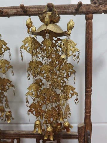 Decoratief ornament (2) - Een paar lotusvormige
