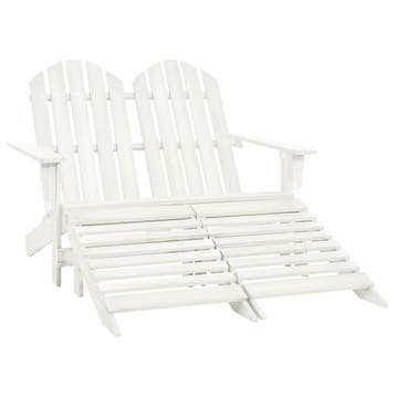 vidaXL Tuinstoel 2-zits Adirondack met voetenbank vurenhout, Verzenden, Nieuw