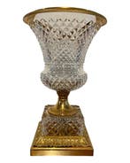 Vase - Cristal, Bronze - Style néoclassique. 27,5 cm, Antiek en Kunst