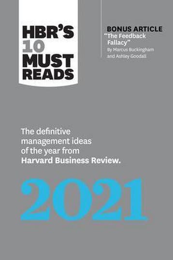 HBRs 10 Must Reads 2021 9781647820039, Verzenden, Harvard Business Review