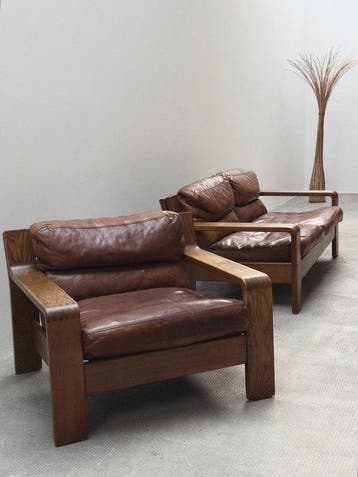Rolf Benz - Zitgroep (2) - RB 5200 - Leder, Eik -