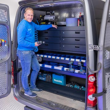 Datona Bedrijfswageninrichting - Ladekast met 6 afsluitbare, Ophalen of Verzenden, Nieuw