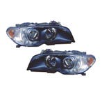 PHARES POUR BMW SÉRIE 3 E46 COUPÉ FOND NOIR + CLIGNOTANTS, Verzenden