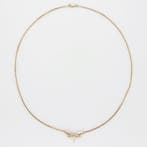 Ketting met hanger - 14 karaat Geel goud - Libelle