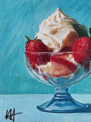 MAX - Fragole con panna - Strawberries with cream