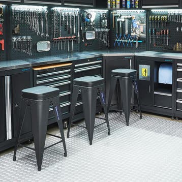 Datona Werkplaatskruk - 3 stuks - Datona - Zwart, Ophalen of Verzenden, Nieuw