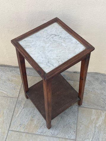 Table à plantes - Bois, Marbre
