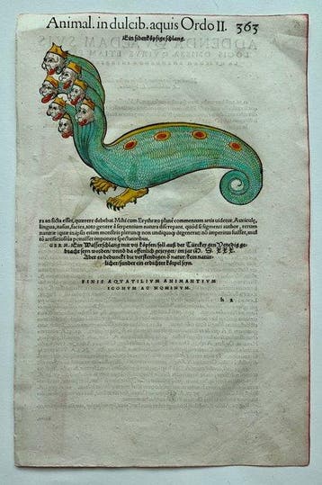 World - Wereld; Conrad Gesner - Icones animalium quadrupedum, Boeken, Nieuw