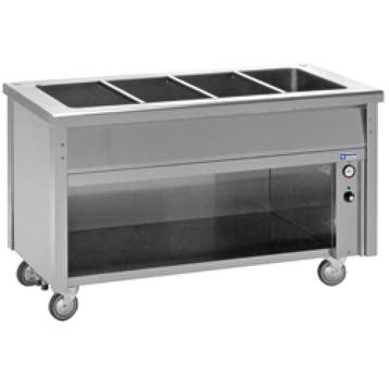 Bain-marie element op open kast | Cap: 4 GN 1/1 | 3.6kW |, Verzenden